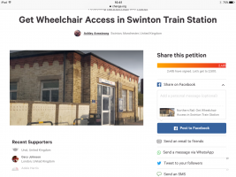 disabled access petition 