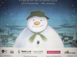 Walking with The Snowman Trail has officially landed at MediaCityUK in Salford