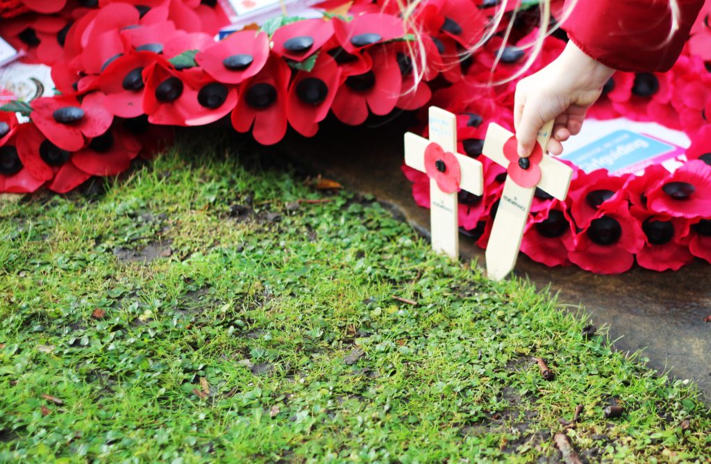 Remembrance Day at the War Memorial at Albert Bentley Place - Image: Kelly Nguyen