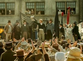 A still image from the movie Peterloo