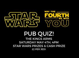 Kings Arms Salford to host Star Wars quiz night ‘May the Fourth Be With You’
