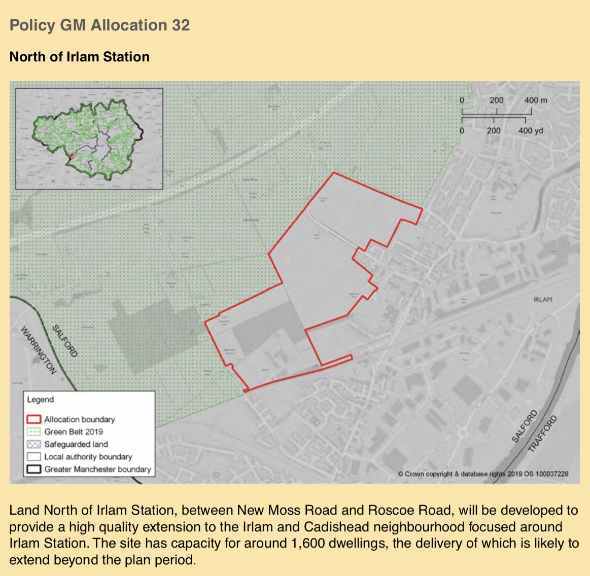 Housing plans [credit: Greater Manchester Spatial Framework Revised Draft]