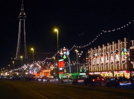 Image from Wikipedia of Blackpool Illuminations: https://commons.wikimedia.org/wiki/File:Blackpool_tower_and_illuminations.jpg
