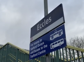 Eccles train station. Image Credit: Zak Rafael