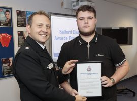 Salford Divisional Commander's award ceremony.
Swinton Police Station. Image Credit: GMP