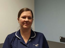 Natalie Clough, End of Life Bereavement Specialist Nurse at Salford Royal Hospital. Image credit: Abdul Shikhmous