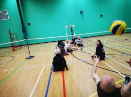 Photo of City of Salford Sitting Volleyball club,  taken by Fraser Shankly