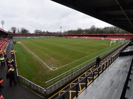 GV of the Peninsula Stadium before the Sky Bet League 2 match between Salford City and Oldham Athletic at Moor Lane, Salford on Saturday 25th January 2020. (Photo by Eddie Garvey/MI News/NurPhoto)