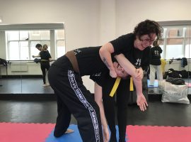 Salford Karate lesson - February 2020. Copyright: Jessica Stone.