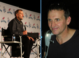 Christopher Eccleston - (Right) Emma Marie's Photos / CC BY (https://creativecommons.org/licenses/by/2.0). (Left)Super Festivals / CC BY (https://creativecommons.org/licenses/by/2.0)