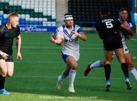 Swinton Lions in their last match on March 15. (cc: Emily Parker)