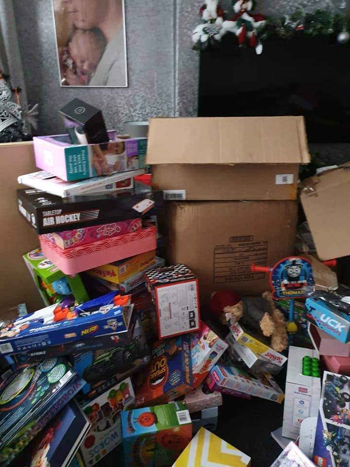 Previously collected donations. - Photo Credit: Jane Gregory