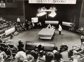 Sent by email by Dave Spencer (Johns brother) Photo found also on twitter 
https://twitter.com/Betfred/status/1255829412962074626
https://twitter.com/SnookerMemories/status/858094996217638912