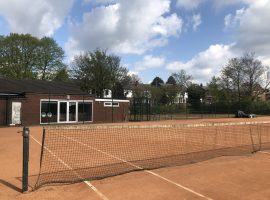 Competitive tennis back in Salford after nearly two years