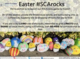 Easter #SCArocks Credit: Salford City Academy