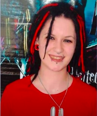 Sophie Lancaster, who was killed in 2007 because of her goth aesthetic. Picture credit: video screenshot - https://www.youtube.com/watch?v=unQPaLw0Z7Y