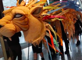 Large Aslan puppet to welcome visitors to The Lowry