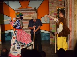 Actors brought audience members on stage during the theatres' last panto, Dick Whittingdon. 
Credit: Sean Massey