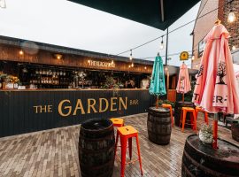 The Black Friar pub opens new garden bar