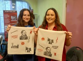 “I think working people now are really struggling”: Working Class Movement Library holds printmaking workshop