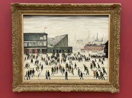 'Going to the Match' by L.S. Lowry