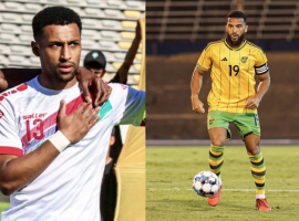 Salford City duo Ibou Touray and Adrian Mariappa on international duty.