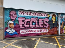 Eccles welcomes vibrant new street art trail