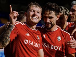 Callum Hendry scored a hattrick against Tranmere. Credit: Salford City Twitter