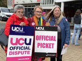 MP Rebecca Long-Bailey visits UCU strikes in act of support