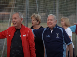 “It’s a lifeline” – walking football for people with dementia saved by new funding