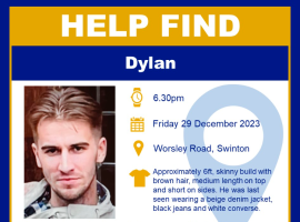 Police appeal for missing man last seen in Swinton