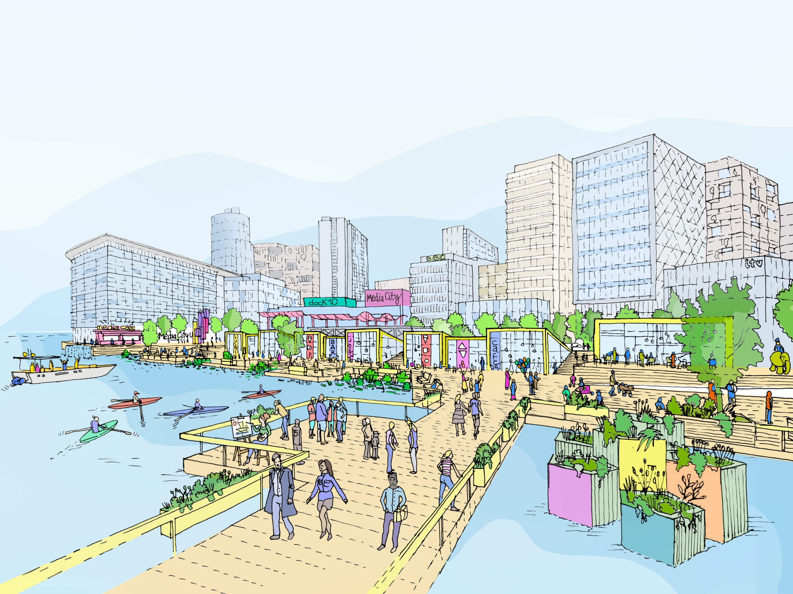 New plans approved to turn MediaCity into a "world class" waterfront destination