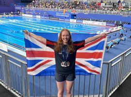 Salford doctor picked up four medals at the World Aquatics in Qatar