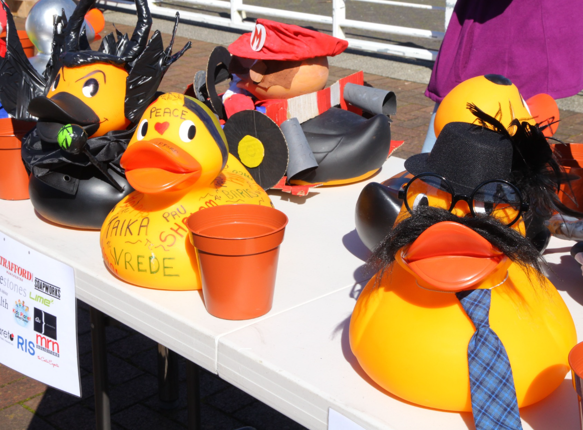 Charity duck race returns to the Salford Quays
