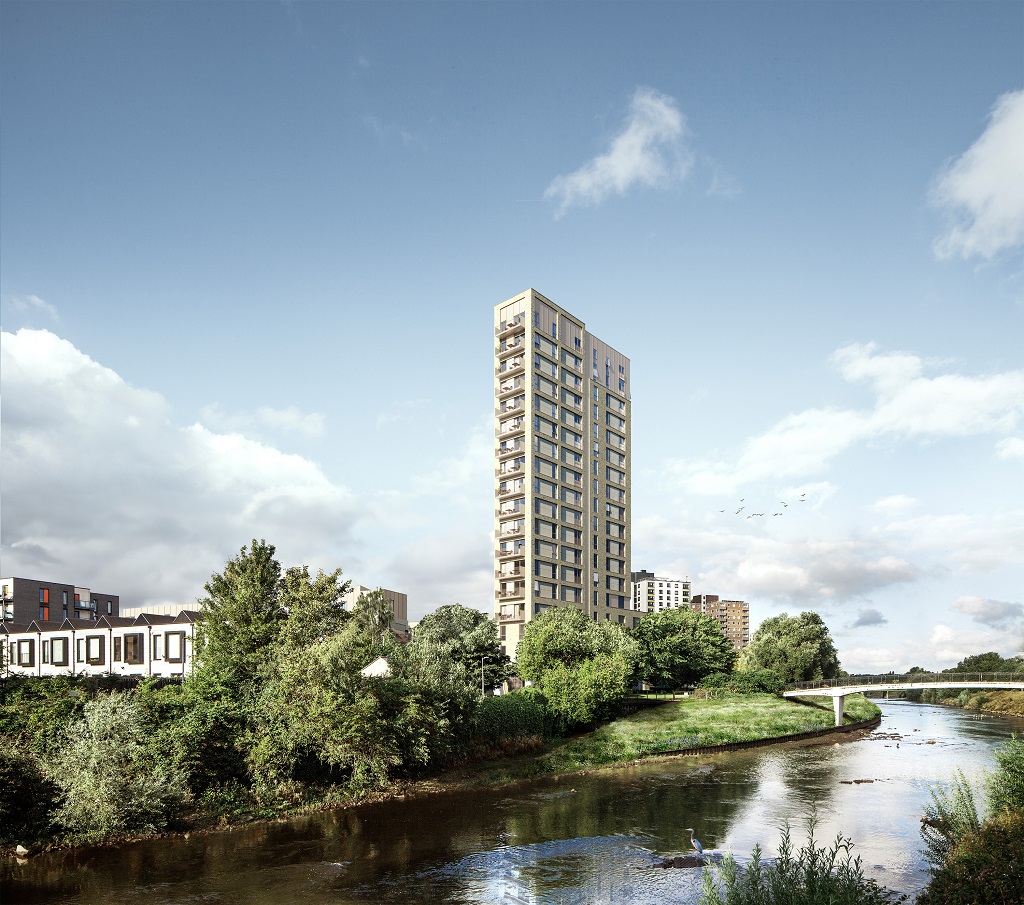 Plans for 180 new flats next to the River Irwell awaiting approval