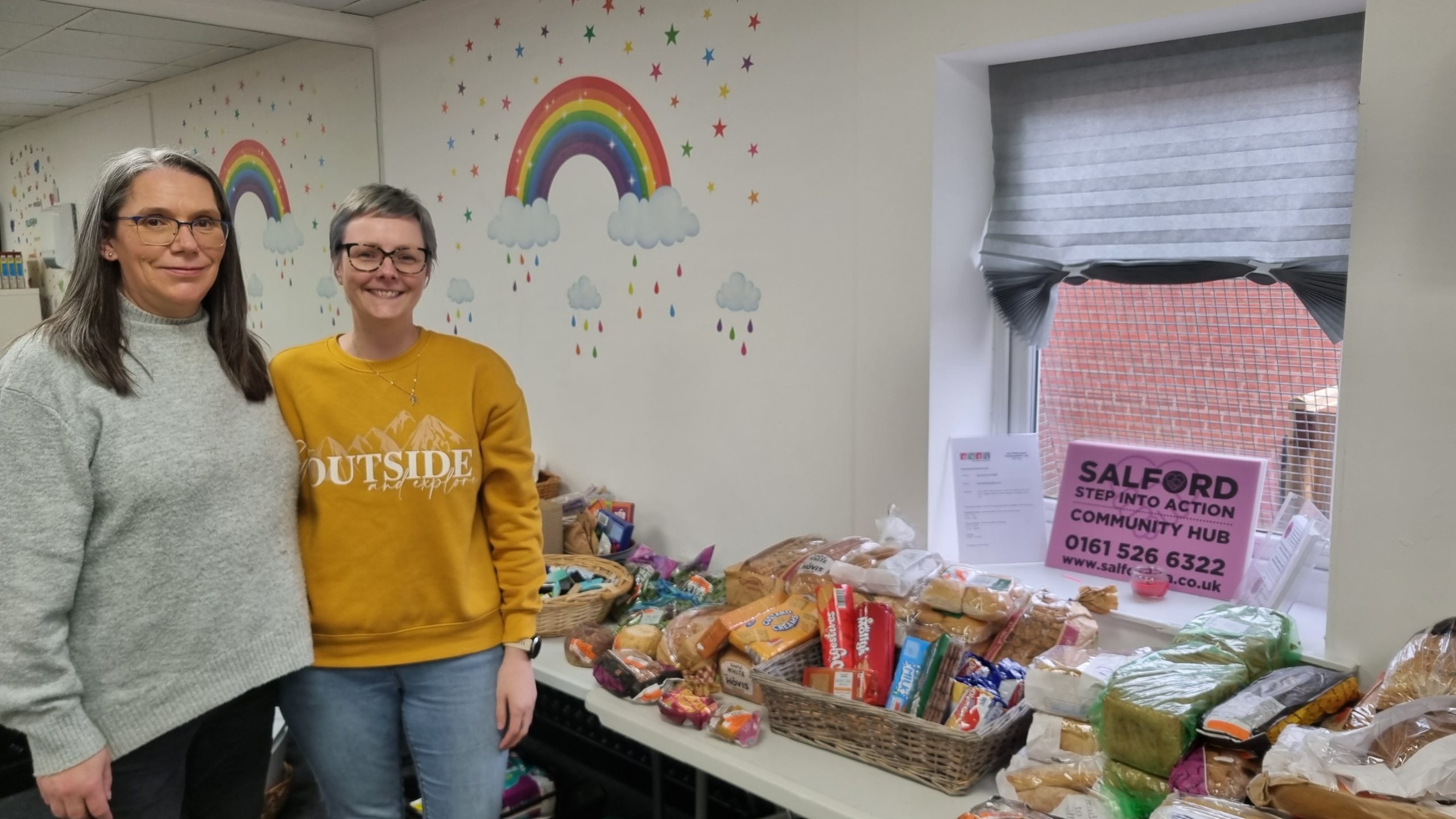 Walkden food parcel champions fight stigma against asking for help