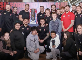 Salford red devils players with some of the young people from salford youth zone https://www.youtube.com/watch?v=Anomv_QwKKc