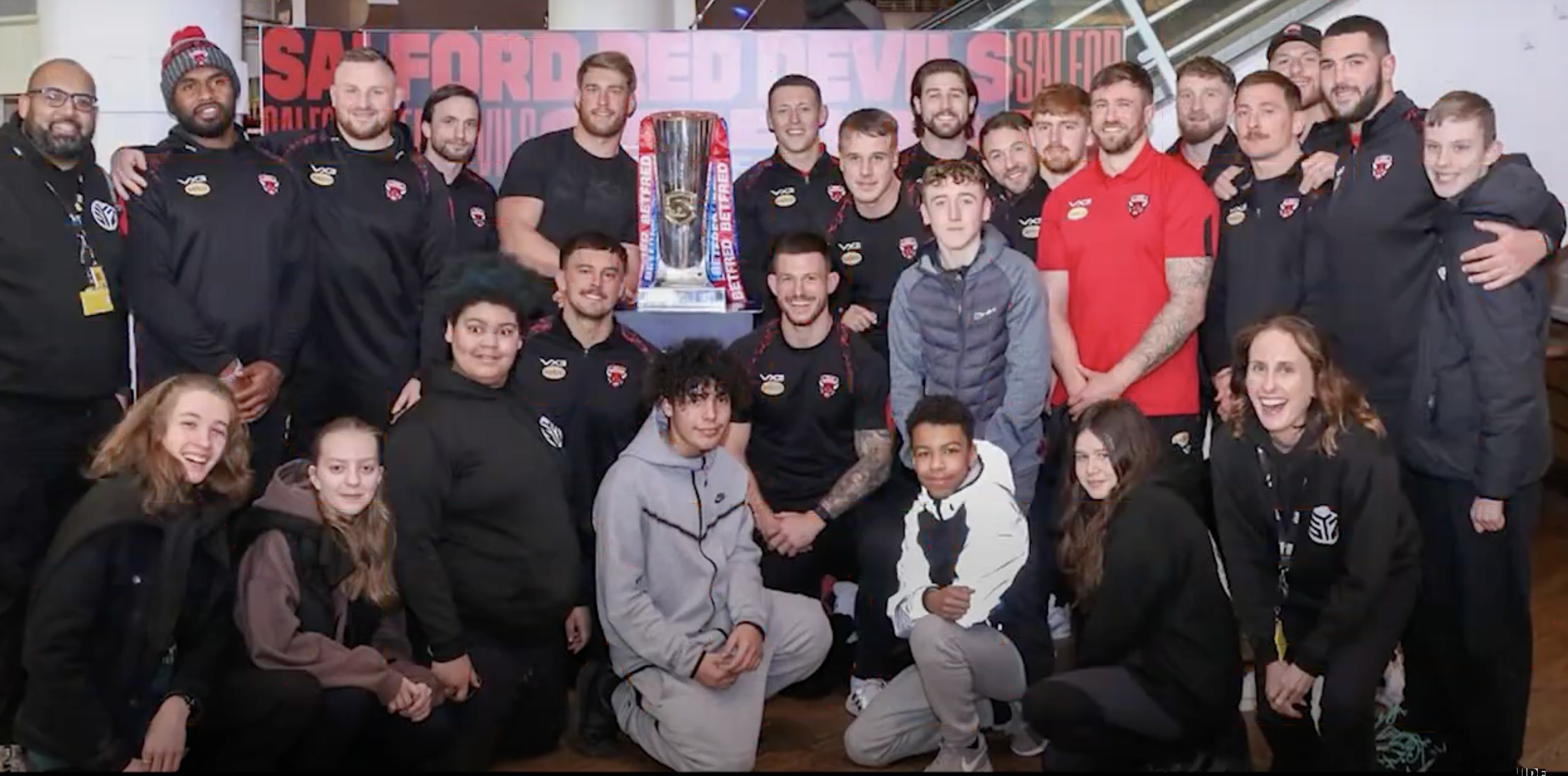 Red Devils partner up with the new multi-million pound Salford Youth Zone