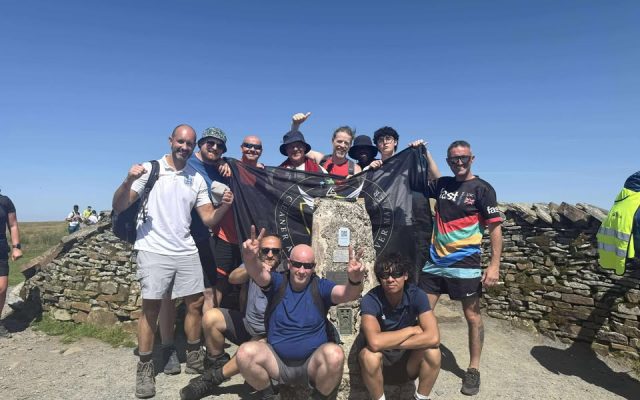 Eccles group complete three peak challenge - Lee Middleton