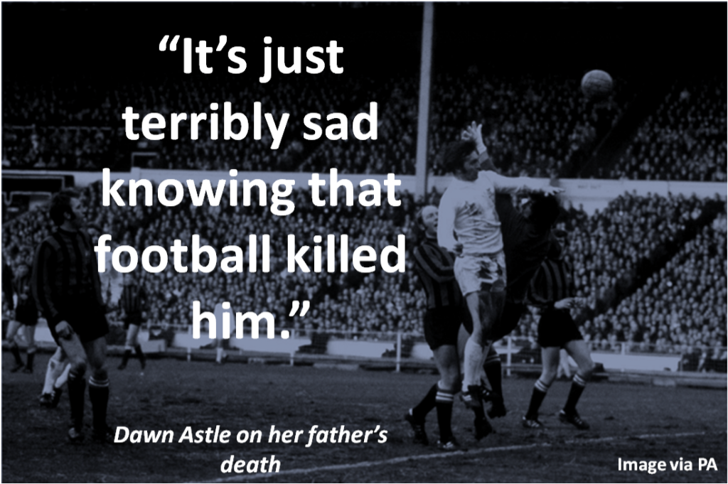 Dawn Astle on her father Jeff Astle's death