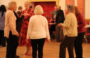 Guests enjoying dancing with dementia