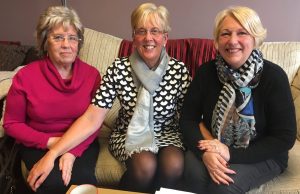 Anne Bellis, Jeanette Cutt and Lesley Fisher