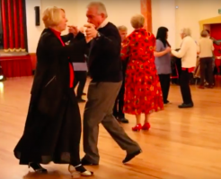 Lesley dancing at the Dancing with Dementia two year anniversary