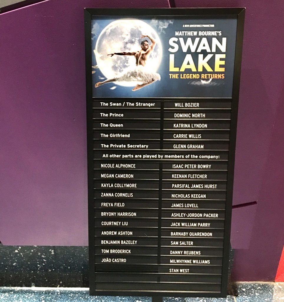 Swann Lake at Salford starring Will Bozier.