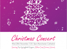 Upcoming: Christmas concert for children's cancer research charity