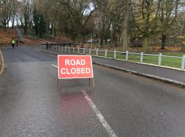Violent reactions to road closure in Salford