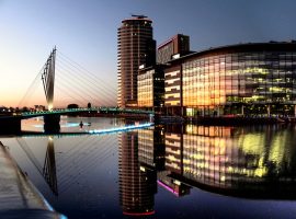 Credit: Media City Footbridge and BBC Offices
cc-by-sa/2.0 - © David Dixon - geograph.org.uk/p/2685261