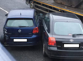 Car Crash on East Lancs Road