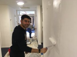Kellogg’s staff help transform Emmaus Charity communal area