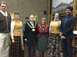 Ceremonial Mayor attends Europia's Great Christmas Get Together event